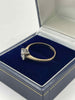 9ct Gold ring With Clear Stone