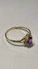9CT Gold Ring - Purple stone
