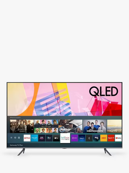 Samsung QE55Q65TAU (2020) QLED HDR 4K Ultra HD Smart TV, 55 inch with TVPlus, Black **Collection Only**