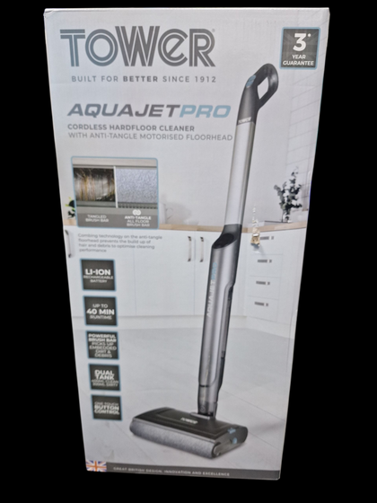 Tower AquajetPro Cordless Hard Floor Cleaner 7.2V **BRAND NEW BOXED**