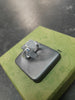 Gucci Trademark Sterling Silver Heart Ring Size M