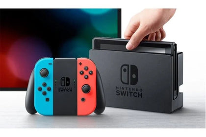 Nintendo Switch (Neon Red/Blue) Console + Animal Crossing
