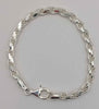 *BRAND NEW* 925 silver bracelet 21.6g 8.5" rope style Boxed
