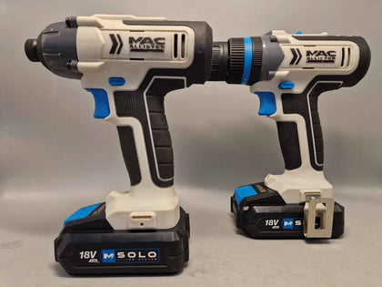Mac Allister Combi Drill Cordless MCD18-Li-2 LED Li-Ion 2 x 2.0Ah Soft Bag 18V