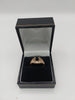 9k Gold horse shoe Ring Size P 2.6G weight Hallmarked(375)&Tested