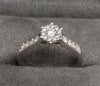 9ct Diamond Ring - Size J