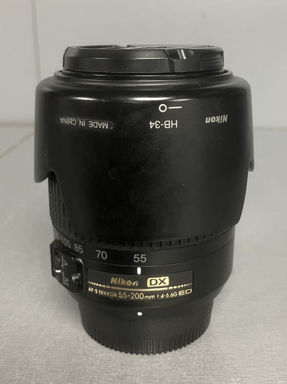 Nikon 55-200mm f/4-5.6G DX AF-S Ed Zoom-Nikkor Lens