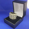 9K Thick Gold Cluster Ring (375 Hallmarked & Tested) Weight:21.4g, Size:S