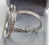 9ct White Gold Hoop Earrings