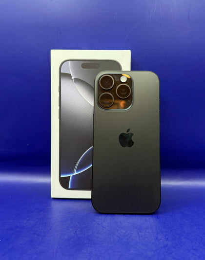 Apple iPhone 16 Pro Black Titanium Excellent Condition - Chesterfield
