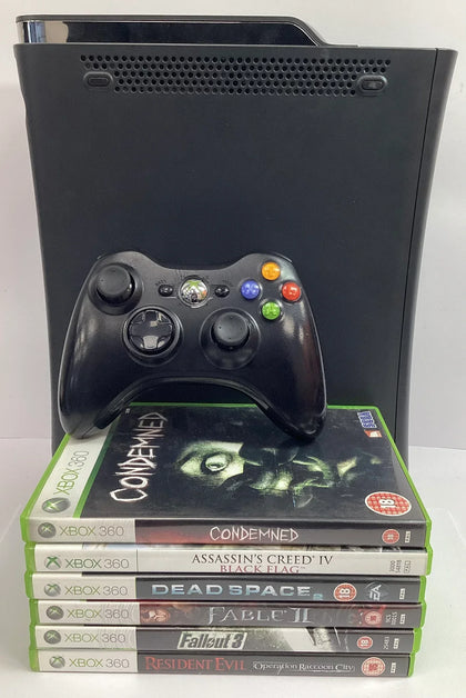 Xbox 360 Elite Console, 6 Games Bundle