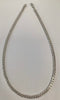 Silver Curb Chain 24-Inch