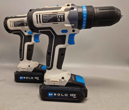 Mac Allister Combi Drill Cordless MCD18-Li-2 LED Li-Ion 2 x 2.0Ah Soft Bag 18V