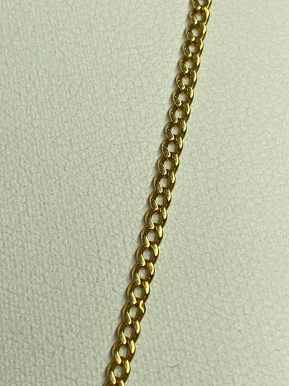 18CT GOLD NECKLACE 24”