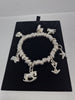 ***SALE*** Silver 925 105.2G CHARM BRACELET WITH 7 CHARMS