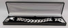 *BRAND NEW* 925 silver bracelet Curb Style 47.1g 8" boxed
