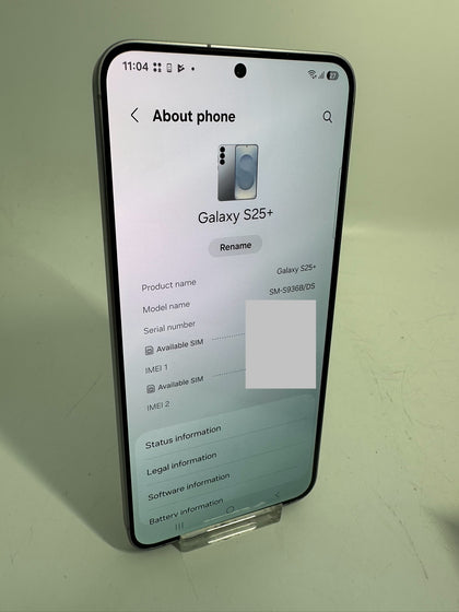 Samsung Galaxy S25 Plus 256GB Silver Shadow Unlocked