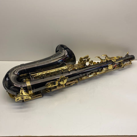 Gear4Music Alto Saxophone Model AS-100BG Black & Gold in Hard Case