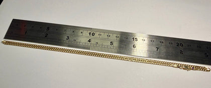 14CT Gold Curb Chain 18”