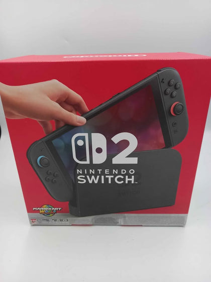 Nintendo Switch 2 256GB Black Joy Con 2 Mario Kart World Bundle *SEALED*