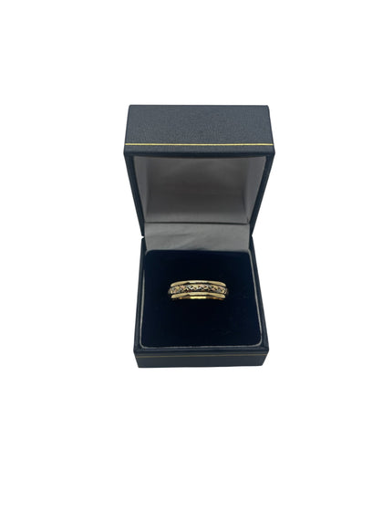 Yellow/White/Rose Gold Ring - 18ct - 5.56g - Size T