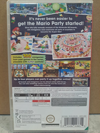 Mario Party Superstars Nintendo Switch Game