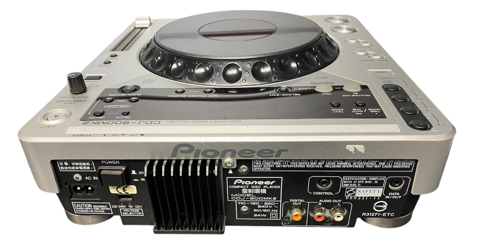 Pioneer コンパクトディスク CDJ-800 Pioneer CDJ800 MkII CD Deck x 2 | Cash Generator