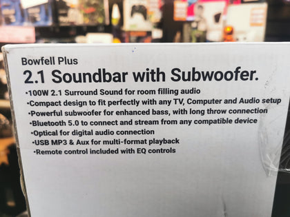 BOWFELL PLUS SOUNDBAR WITH SUBWOOFER PRESTON.