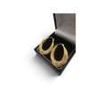9CT Gold Thick Hoop Style Earrings, 2.3G Weight, 375 Hallmarked, Box Provided