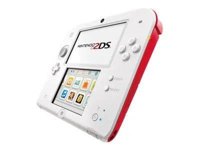 Nintendo 2DS Handheld Console - White/Red