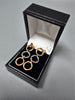 9ct Gold Earring 375 1.7G 1.1'' in Length (YELLOW GOLD, WHITE GOLD AND ROSE GOLD)