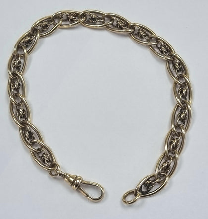 9ct Yellow Gold Link Bracelet 9