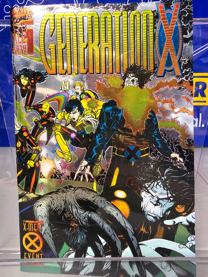 MARVEL COMICS GENERATION X VOL. 1 #1 NOVEMBER 1994 CHROMIUM COVER.