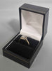 9CT Gold Ring With Stones And square Top 2.5G