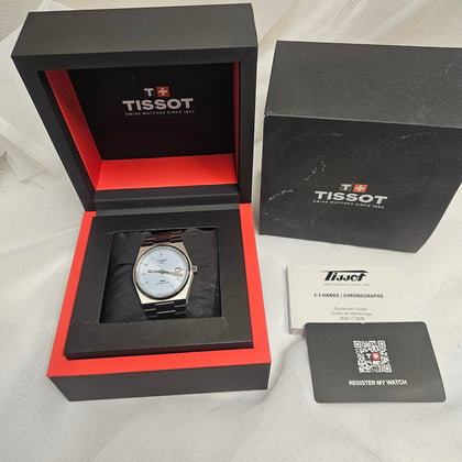 Tissot PRX Powermatic 80 Watch - Ice Blue