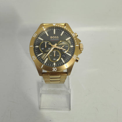 Hugo Boss 1514059 Mens Troper Gold Plated Chronograph Watch