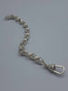 925 Sterling Silver Large Patterned Tulip Bracelet - 8" Long - 20.08 Grans **BRAND NEW