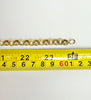 9ct yellow gold patterned 24" belcher chain