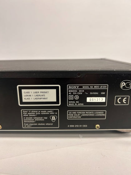 Sony MDS-JE520