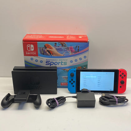 Nintendo Switch Console with Neon Red/ Neon Blue Joy Cons 32GB Boxed