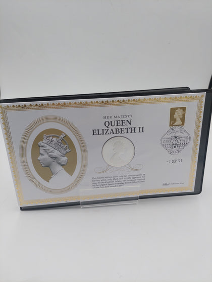 2021 QUEEN ELIZABETH II GOTHIC SILVER PROOF £5 COIN 925 SILVER *RARE*