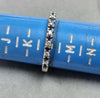 Vera Wang Love Platinum Diamond/ Sapphire Half Eternity Ring Size L