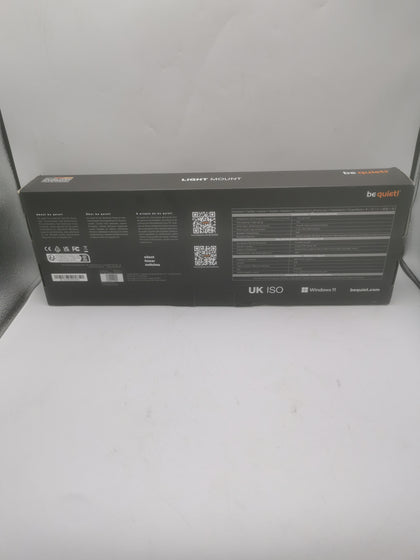 Be Quiet! Light Mount RGB Wired Mech. Key(Silent Linear Switches) Black, Boxed