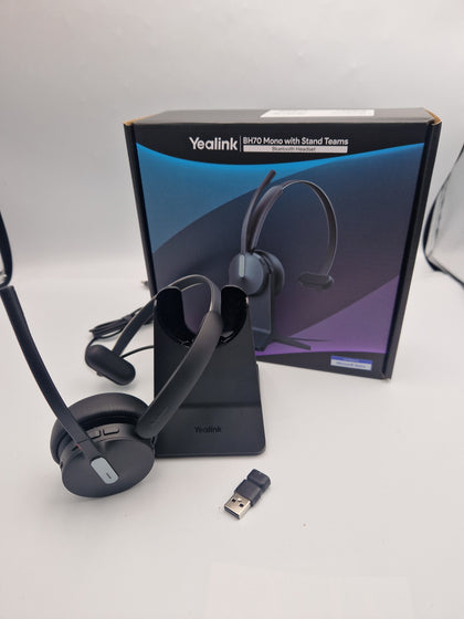 Yealink BH70 Bluetooth Wireless Headset – Microsoft Teams Certified – Like New