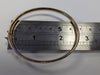 9CT GOLD PATTERNED BANGLE