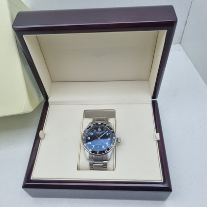 Longines Spirit Zulu Time 39mm Automatic Watch Unworn, Warranty.  Save £1300.