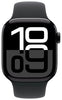 Apple Watch Series 10 - 42mm - GPS - Jet Black Aluminium Case - Black Sport Band - M/L