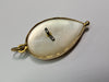 18CT GOLD & MOTHER OF PEARL PENDANT PRESTON STORE
