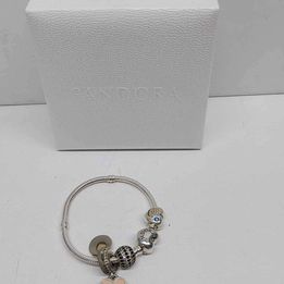 Pandora (ALE 925) Silvers Childs Bracelet With 4 Charms - 7