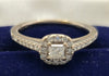 18CT WHITE GOLD RING 3.4